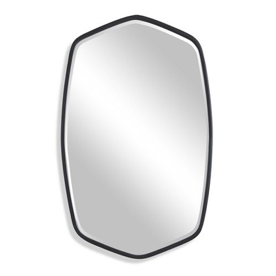 Uttermost Duronia 09699 Satin Black Vanity Mirror 22x36