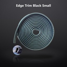 Edge Trim Black Small, Flexible PVC Edge Protector,Rubber U Channel Edge Trim...