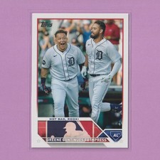 2023 Topps Checklist #210 Miguel Cabrera + Riley Greene