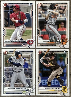2021 Bowman Draft Baseball Paper #1-200: You Pick- Complete Your Set