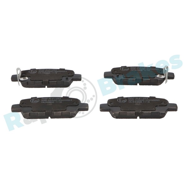 Bremsbelagsatz Scheibenbremse RAP Brakes R-P1293 FüR Nissan Juke F15 Pulsar C13-image
