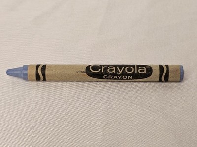 Crayola Crayon Periwinkle Vintage Binney & Smith Retired Color Made In USA 