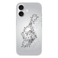 Coque en silicone - Compatible Apple iPhone 17 - design valse des notes
