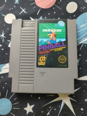 Pinball Nintendo NES Game - 1985