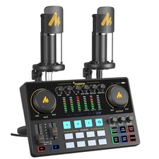 -MaonoCaster-Podcast Equipment Bundle for 2-includes All-in-one Audio Interfa...