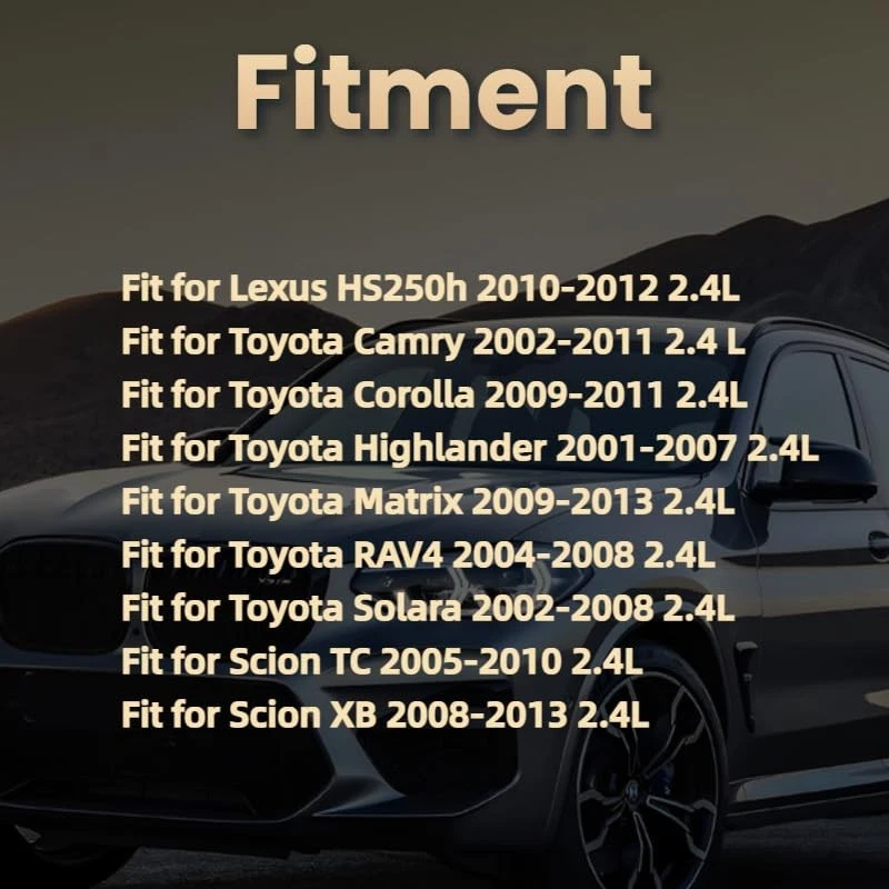 Virabrequim + Varas Con + Conjunto de Rolamentos para Toyota Corolla Rav4 Scion tC xB 2AZ-FE - Imagem 2 de 4