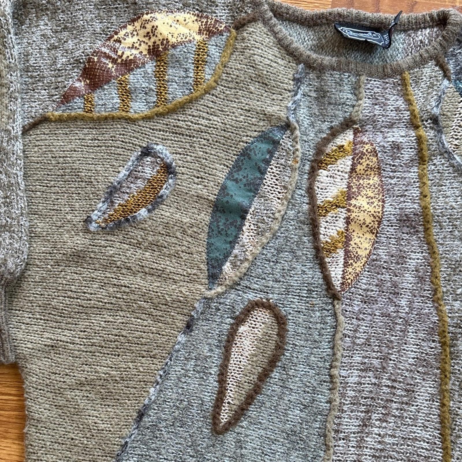 Multicolor Patchwork Sweater - image 2