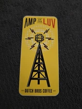 Dutch Bros Coffee Sticker Amp Up the Luv Radio Tower Edition Feb 2020