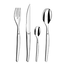 LOU LAGUIOLE - Ménagère 24 couverts de table pour 6 personnes - Jet - Acier i...