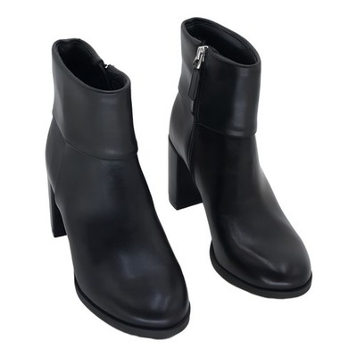 Style Co Womens Chappell Block Heel Ankle Boots Black Beauty US 5M