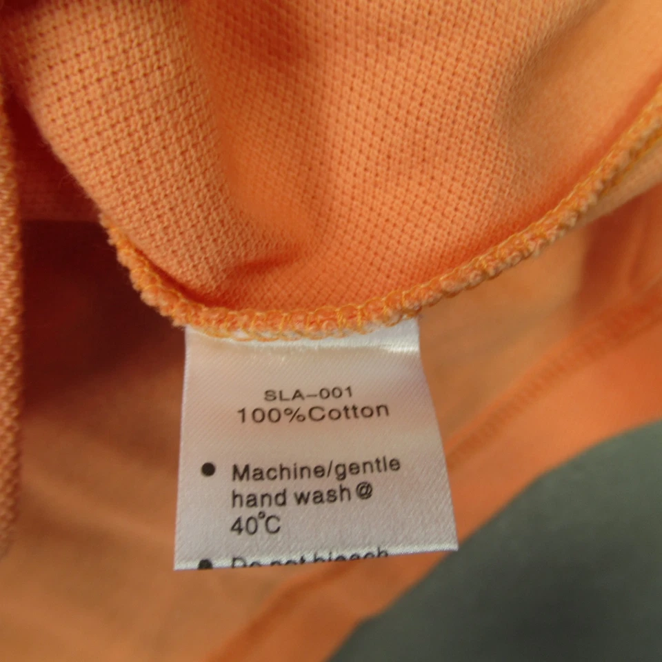 Camisa Lacoste Niñas 38 Polo Manga Corta Cuello Ligera Naranja Informal Foto 4 de 4