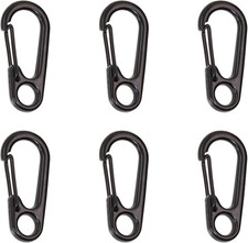 Tiny Alloy Clips Quick Release Paracord Keychains Spring Snap Hook for Work Car