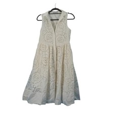En Saison White Lace Midi Dress