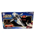 Vintage Star Wars Attack of The Clones Jango Fett Slave 1 Ship 2002 Boba Fett