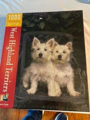 NEW SEALED West Highland Terriers 1000 Piece Jigsaw Puzzle go! Classic Dogs 