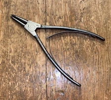 VINTAGE KNIPEX 7” INTERNAL SNAP RING CIR-CLIP PLIERS GARAGE MECHANICS OLD TOOLS