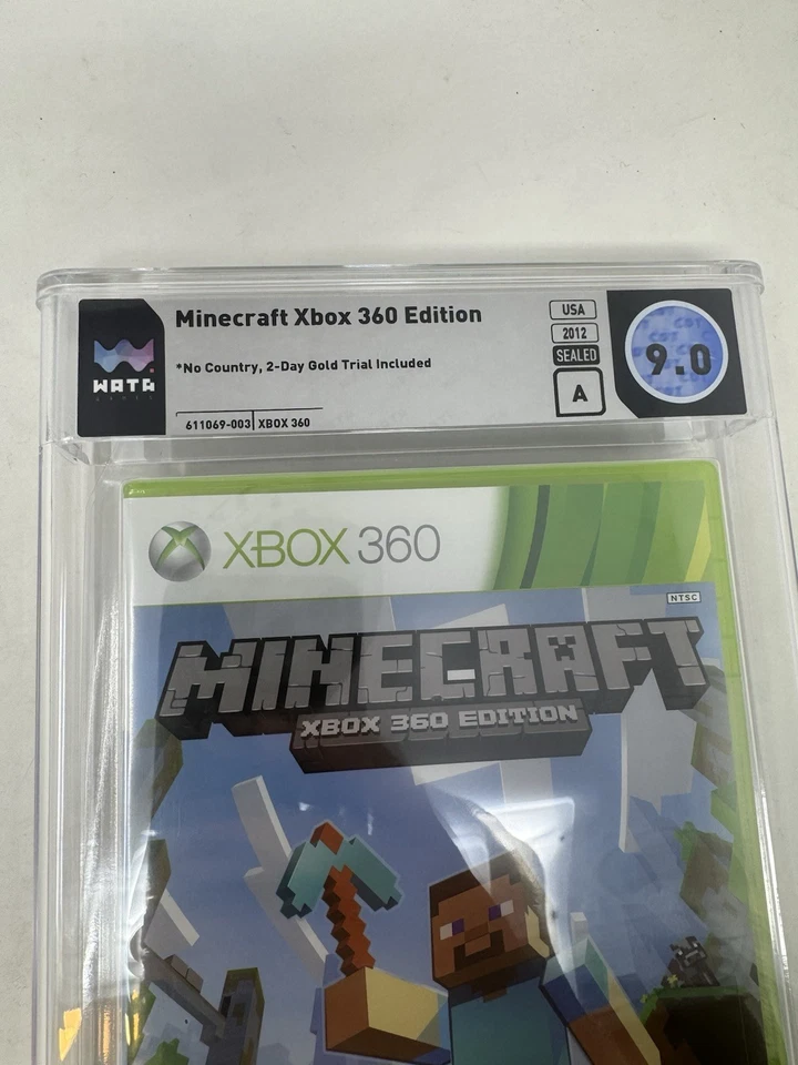 Minecraft Xbox 360 Edition (Xbox 360) First Print • 2 Tage Gold Testversion WATA 9.0 A - Bild 2 von 4
