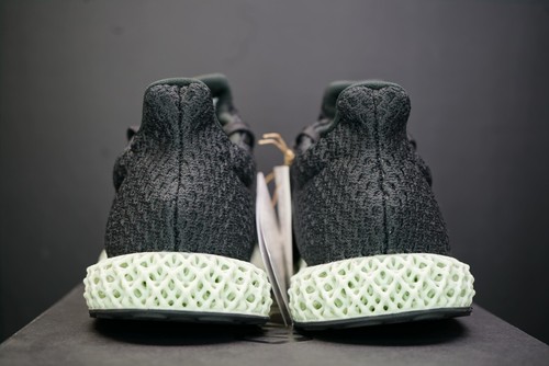 Adidas Futurecraft 4D Zapatos FZ2560 Core Negro Lino Verde Varios Tamaños - Imagen 11 de 15