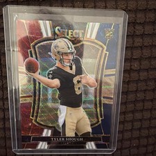 2025 Panini Select - Premier Level Tyler Shough #141 Tri-Color Prizm /299 (RC)