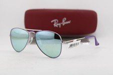 NEW RAY-BAN JUNIOR RJ 9506S 262/30 PURPLE SILVER AUTHENTIC SUNGLASSES 50-13