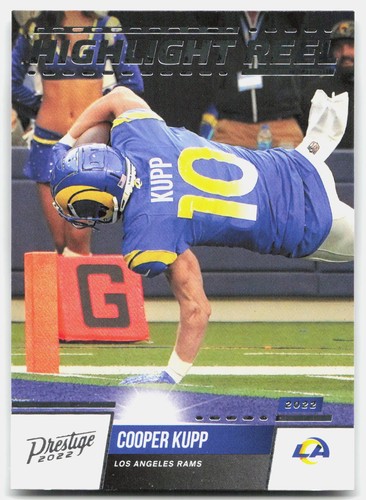 Cooper Kupp #HR-2 2022 Panini Prestige Highlight Reel card
