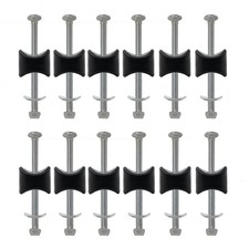 12 Pack 8mm x 94mm Trampoline Screws Steel Trampoline Screws Long Screw Tramp...
