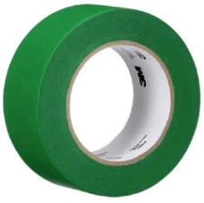 3M UV Resistant Green Masking Tape, Holding Power for Indoor and Outdoor Use,