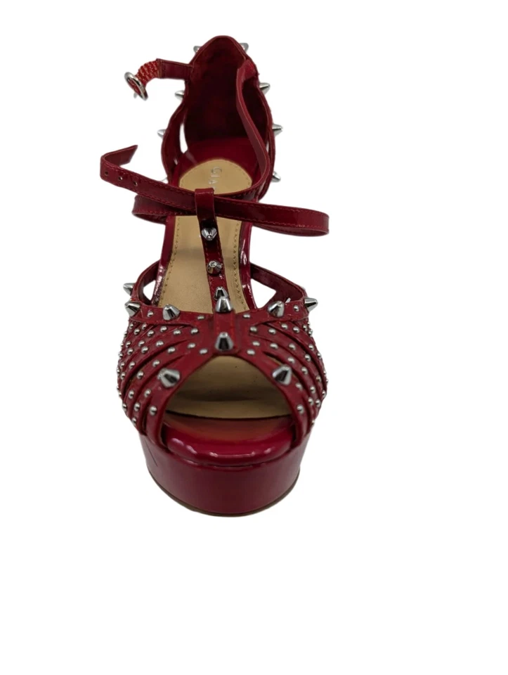 Saltos Bonita Red Patent Gianni Bini - Imagem 3 de 4
