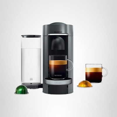 De'Longhi Nespresso Vertuo Plus Coffee and Espresso Maker by De'Longhi, Grey