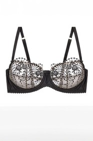 Dita Von Teese Julie's Roses Sheer Balconette Bra NWT Luxury Lingerie D59019