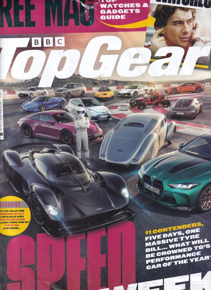 BBC Top Gear magazine Dec 2024 Speed Week Valkyrie 911 S/T GR Yaris McLaren
