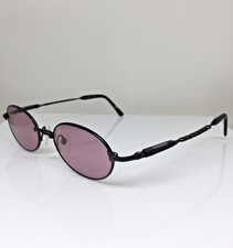 Nuovi occhiali da sole vintage Jean Paul Gaultier JPG 56-0022 titanio-P C. nero Giappone
