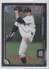 2015 Bowman Draft Chrome Asia Exclusive Black Refractor Beau Burrows #17 0a1