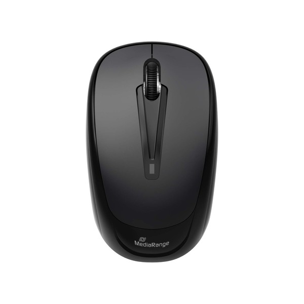 Mediarange Optical 3-Button Wireless Mouse, Black 3 Tasten Small-image