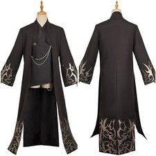 Jinu Team Performance Outfit Cosplay Costume Halloween Carnival Party Black Suit