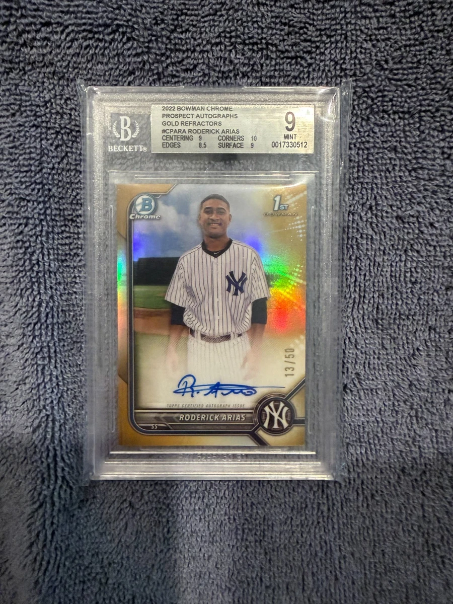 Bowman Beckett Grading Services (BGS) New York Yankees Baseball