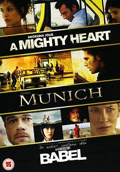 BABEL / MUNICH / A MIGHTY HEART - DVD - REGION 2 NEW SEALED  - Picture 1 of 1