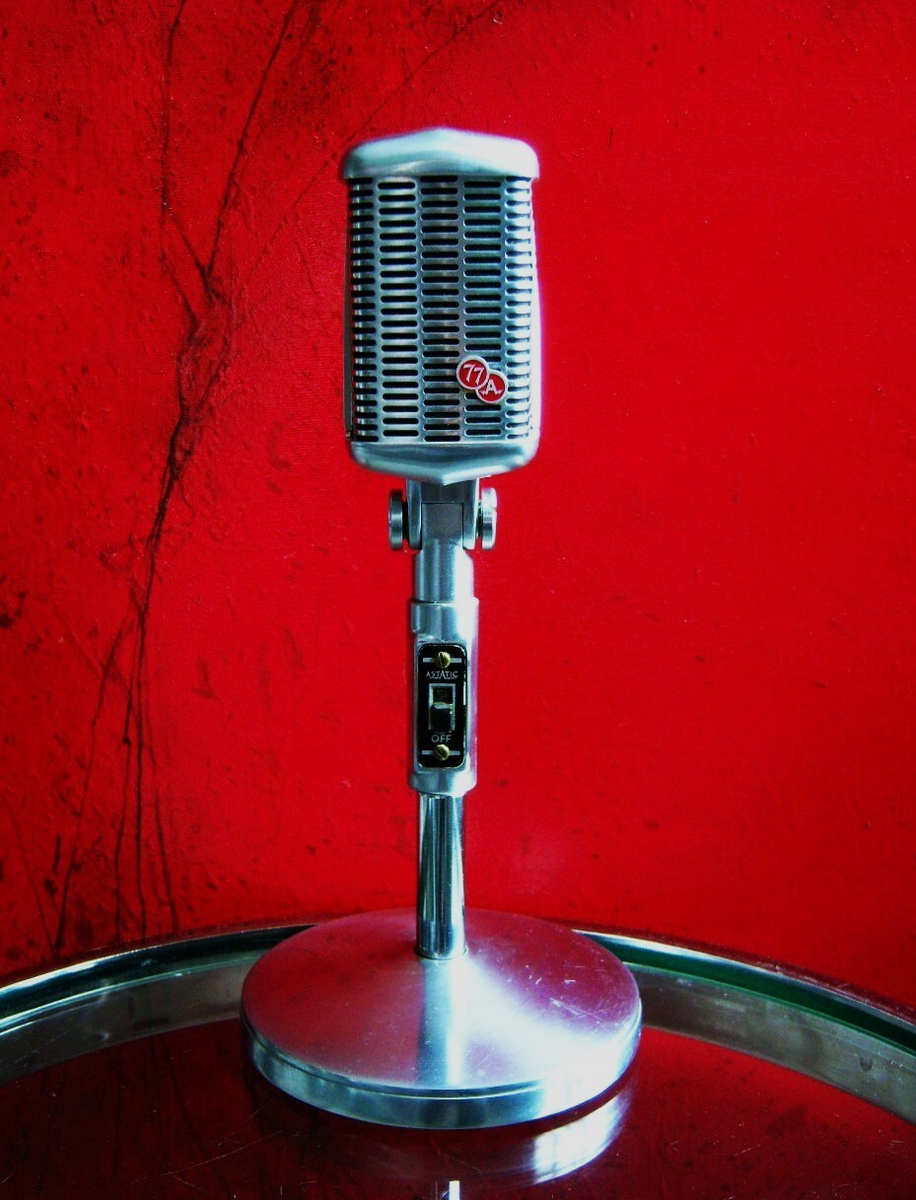 Vintage Astatic CB Microphone D-104 T- Stand Lollipop Un-Tested