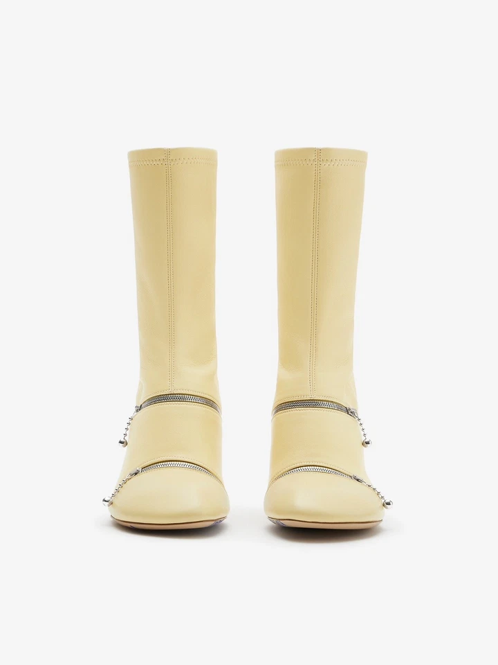 Botas Peep de cuero Burberry Foto 2 de 4