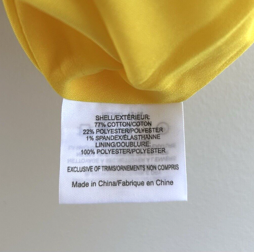 Tory Burch NEW Dress Women's Size 4 Mariana Yellow Floral Sleeveless Jacquard - Picture 15 of 17