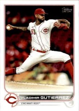2022 Topps #631 Vladimir Gutierrez MLB Mint Reds