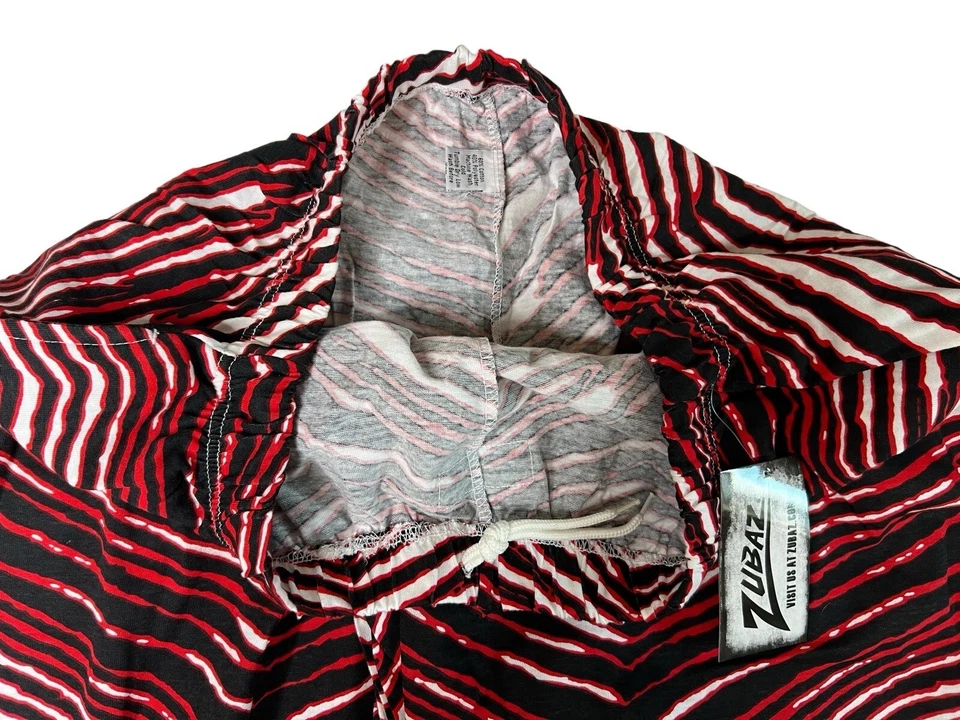 Pantalones de entrenamiento retro a rayas cebra Zubaz Arizona Diamondbacks XXL rojos para adultos Foto 4 de 4