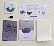 30 4x6 Fanfold Thermal Printer Shipping Label + IDPRT SP410 User Guide Converter