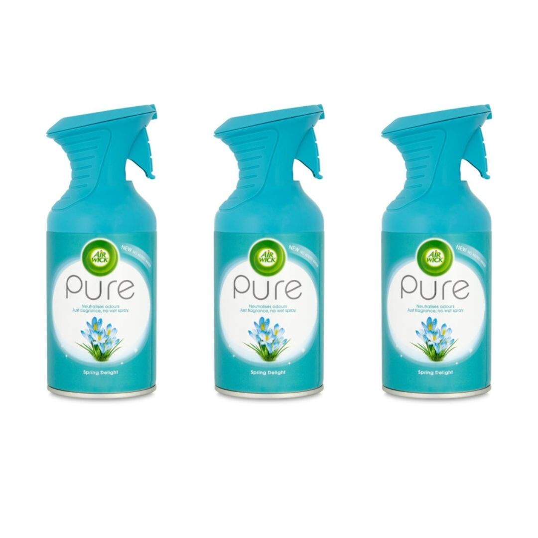 Air Wick Pure Air Freshener Spray Fragrance Odours 250ml - Spring Delight - Image 4