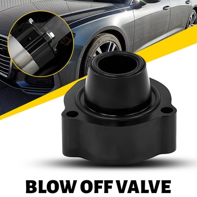 For Volkswagen & Audi Car Turbo Blow Off Valve BOV Adapter Spacer Black Aluminum