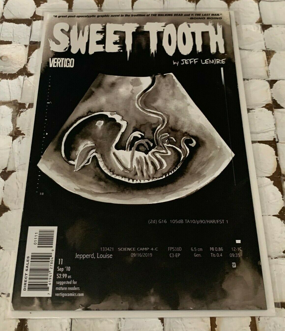 Sweet Tooth #11 Vertigo Comics 1st Print Jeff Lemire Hulu Optioned Comic Book NM