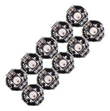 10 x WS2812B Mini RGB LED Black Modules SMD 5050 with Integrated WS2811 IC 5V