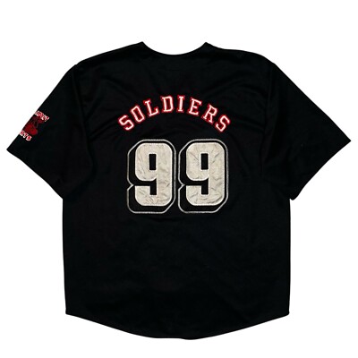 Vtg 90s No Limit Soldiers 1999 Black Rap Hip Hop Master P Baseball