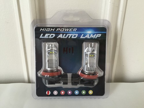 2019 US CREE XB-D 40W & 4000LM/Set LED Fog Light Bulb Size H8, Color White 6000K - Picture 9 of 10