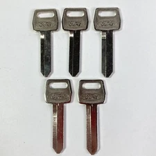 Lot of 5 New Ford OEM Oval Logo 1167FD H51 "I" Uncut Key Blanks Square Ignition